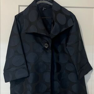 Sun Kim Polka Dot Lightweight Coat